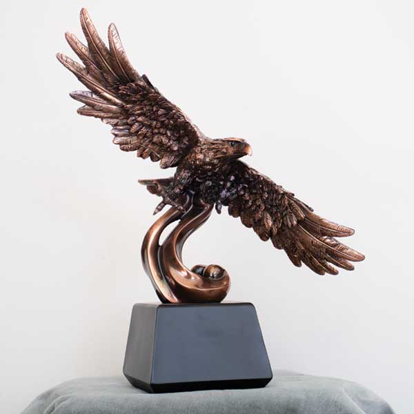 Soaring Bald Eagle Trophy - American Trophies Awards & Engraving